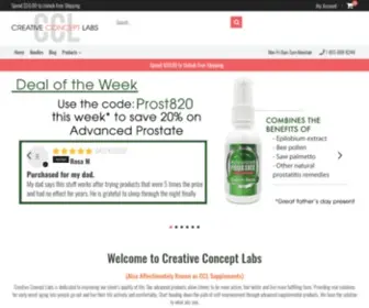 CClsupplements.com(Creative Concept Labs) Screenshot