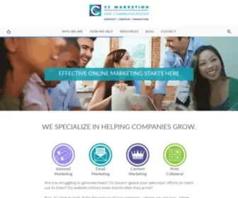 CCmarketing-Communications.com(We specialize in helping companies grow) Screenshot