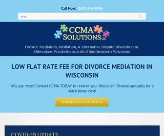 CCmasolutions.com(Milwaukee Divorce Mediation) Screenshot