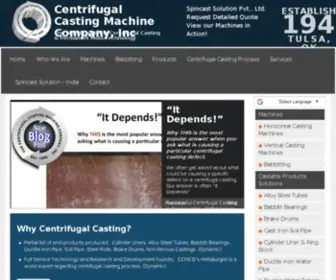 CCmcotulsa.com(Centrifugal Casting Machine Company) Screenshot