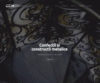 CCmecorom.ro(Confectii si Constructii Metalice ECO Romania) Screenshot