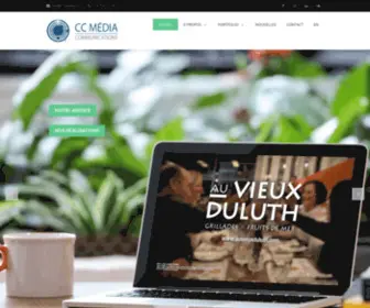 CCmedia.ca(Agence de communications) Screenshot