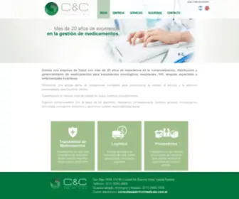 CCmedicals.com.ar(Droguería) Screenshot