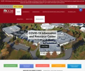 CCM.edu(County College of Morris (CCM)) Screenshot