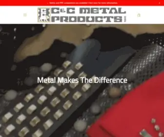 CCmetal.com(C & C Metal Products) Screenshot