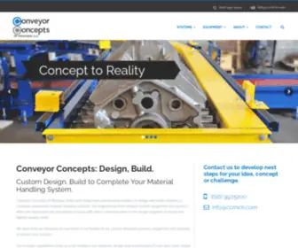 CCmich.com(Conveyor Concepts of MI) Screenshot