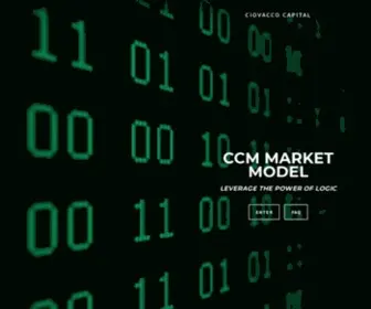 CCmmarketmodel.com(Ciovacco Capital Management's CCM Market Model) Screenshot