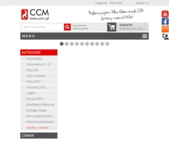 CCM.pl(Muzyka i filmy chrześcijańskie CCM polskich i zachodnich wykonawców. Dystrybucja w Polsce) Screenshot