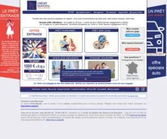CCMPS.fr(Crédit Municipal de Bordeaux) Screenshot