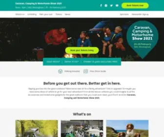 CCMshow.co.uk(Camping and Motorhome Show 2022) Screenshot