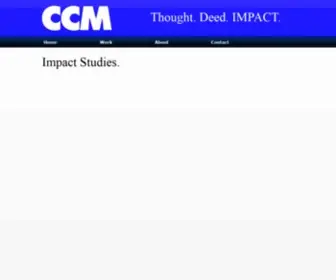 CCMthinkimpact.com(CCM Marketing) Screenshot