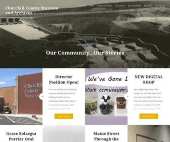 CCmuseum.org(Churchill County Museum) Screenshot