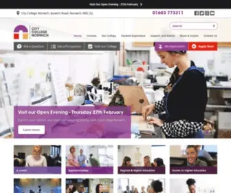 CCN.ac.uk(City College Norwich) Screenshot