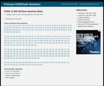 CCnapremium.com(Free Cisco CCNA Exam Questions) Screenshot