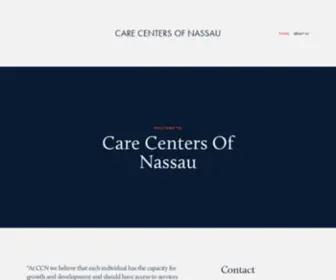 CCnassau.org(Care Centers of Nassau) Screenshot