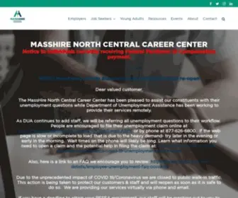 CCNCM.com(MassHire North Central Career Center) Screenshot
