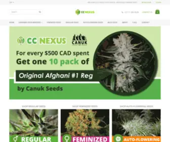 CCnexus.co.za(Wholesale Cannabis Seeds Store) Screenshot