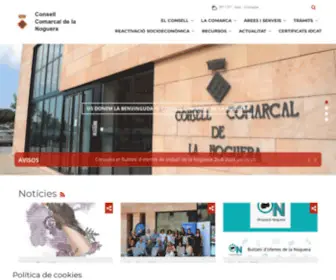 CCnoguera.cat(Consell Comarcal de la Noguera) Screenshot