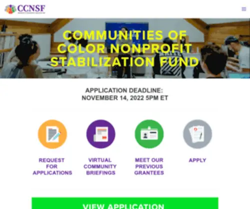 CCNsfund.org(CCNSF) Screenshot