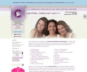 CCobgyn.com(Central Carolina Obstetrics & Gynecology) Screenshot