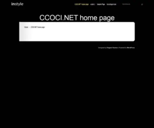 CCoci.net(Just another WordPress site) Screenshot
