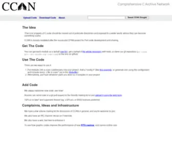 CCodearchive.net(Ccan) Screenshot