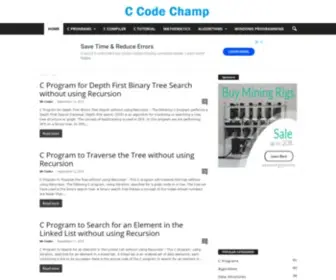 CCodechamp.com(C programs) Screenshot