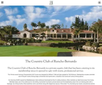 CCofrb.com(The Country Club of Rancho Bernardo) Screenshot