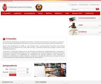 CConstitucional.org.mz(Conselho Constitucional) Screenshot