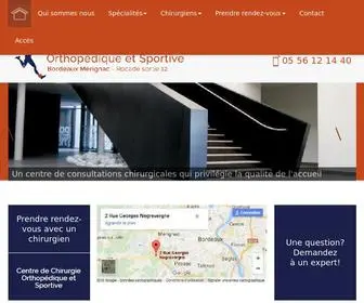 CCos.fr(Centre de Chirurgie orthop) Screenshot