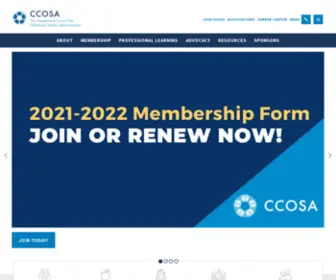 CCosa.org(Cooperative Council for Oklahoma School Administration) Screenshot