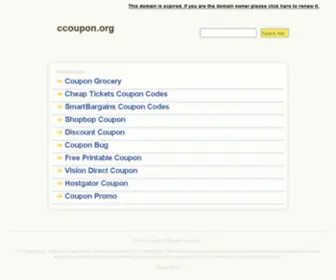 CCoupon.org(秒速快三(河北)有限公司) Screenshot