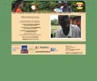 CCP-Uganda.org(Structurele hulp aan kinderen in Uganda) Screenshot