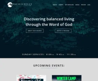 CCpacifichills.org(Pacific Hills Calvary Chapel) Screenshot