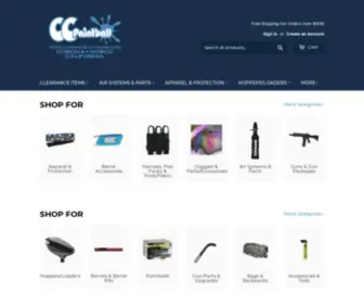 CCpaintballonline.com(CC Paintball & Airsoft) Screenshot