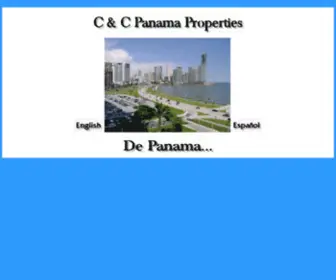 CCpanamaproperties.com(C&C Panamá Properties) Screenshot