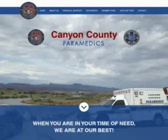 CCparamedics.com(Canyon County Paramedics) Screenshot