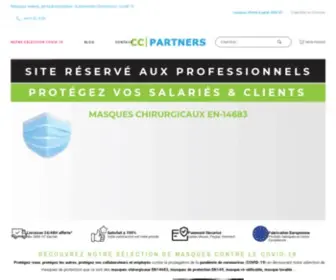 CCpartners.fr(Masques en tissu) Screenshot