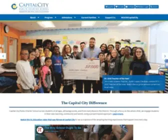 CCPCS.org(Capital City Public Charter School) Screenshot