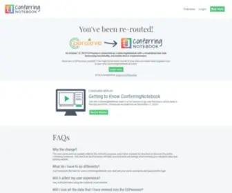 CCpensieve.com(ConferringNotebook) Screenshot