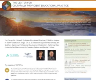 CCpep.org(The Center for Culturally Proficient Educational Practice) Screenshot