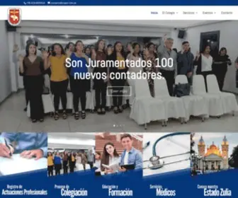 CCpez.com.ve(Colegio de Contadores Publicos del Estado Zulia) Screenshot