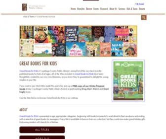 CCPLgreatbooksforkids.org(Great Books for Kids) Screenshot