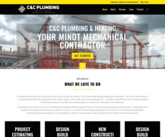 CCplumbingheatingnd.com(C & C Plumbing & Heating) Screenshot