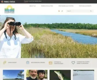 CCPRC.com(Charleston County Parks and Recreation) Screenshot