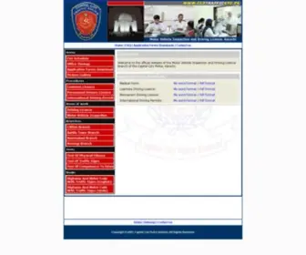 CCPtraffickyc.pk(Office of the Superintendents of Police) Screenshot