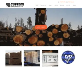 CCPTX.com(Custom Crates & Pallets) Screenshot
