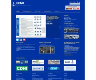 CCR-ZKR.org(Central Commission for the Navigation of the Rhine) Screenshot