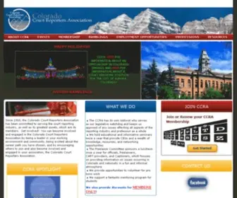 CCra.info(Colorado Court Reporters Association) Screenshot