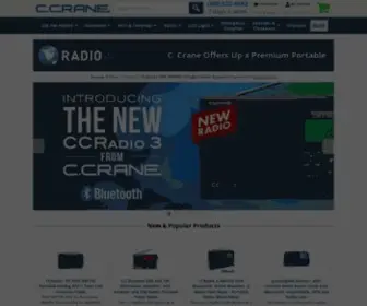 CCrane.com(Portable Radios for Sale) Screenshot